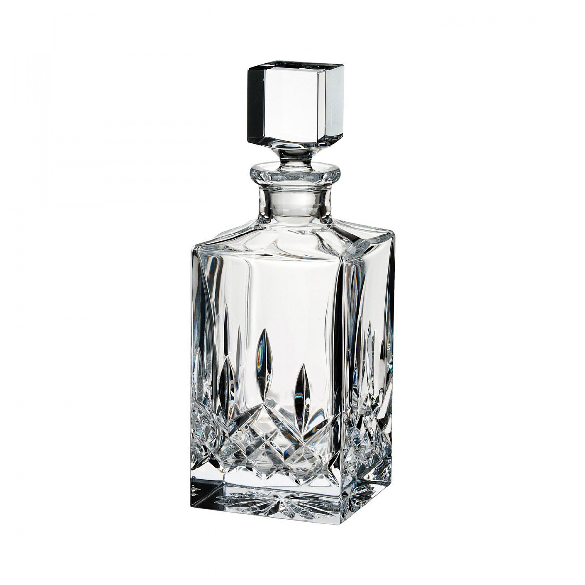 Waterford Lismore Square Crystal Decanter, Clear